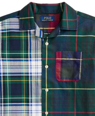 Boys' 8-20 Plaid Oxford Fun Long-Sleeves Shirt