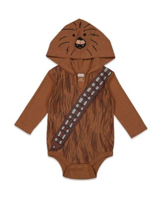 Baby Boys Darth Vader R2-D2 Chewbacca 3 Pack Bodysuits