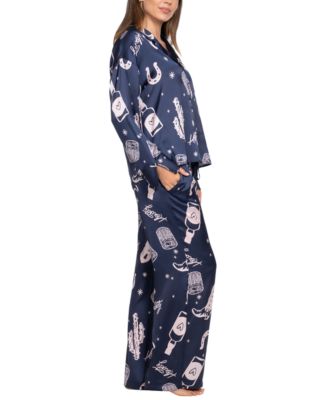 Women's 2 Piece Long Sleeves Loungewear Set