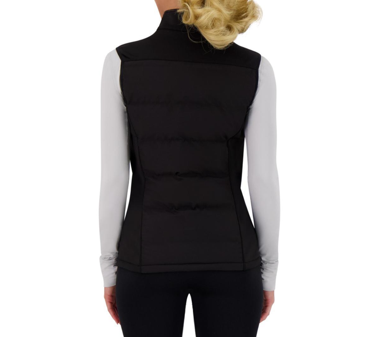 Heat Holders Women's Halston Hybrid Sleeveless Vest In Blue