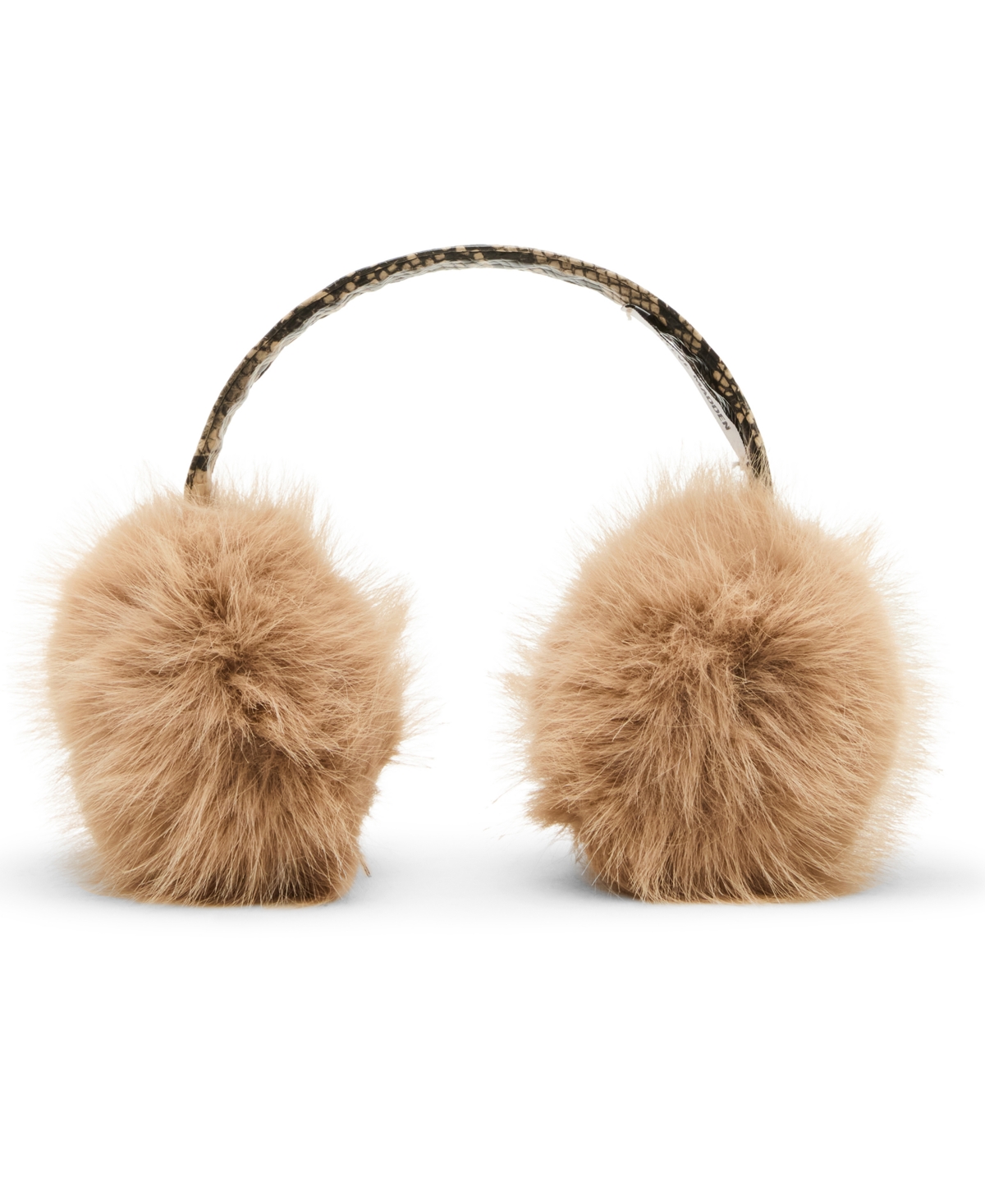Steve Madden Women's 2-piece Snake Band Earmuff And Gloves Gift Set In Brown