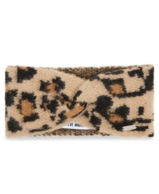 Steve Madden - Women's Knit Leopard Ear Warmer