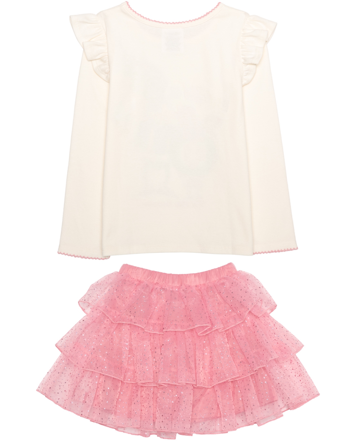 The Grinch Girls 2t-6x 2-piece Long Sleeve Top And Skirt Set In Pink