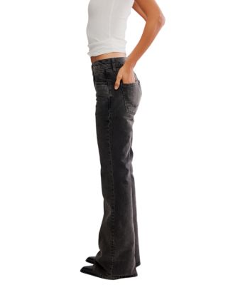Women's Mid Rise Relaxed Straight Fit Jeans