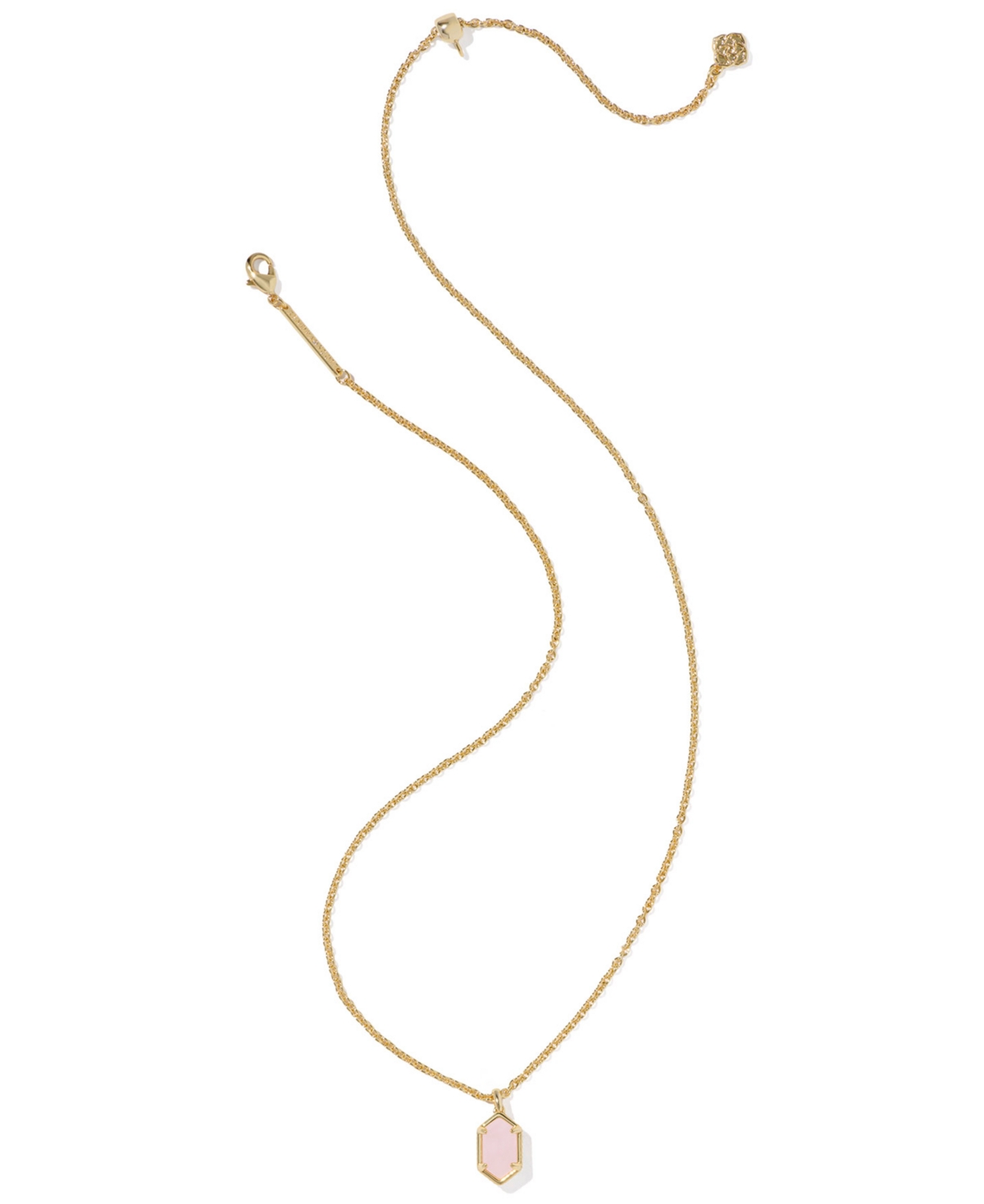 Kendra Scott 14k Gold-plated Hallie Short 18" Pendant Necklace In Gold