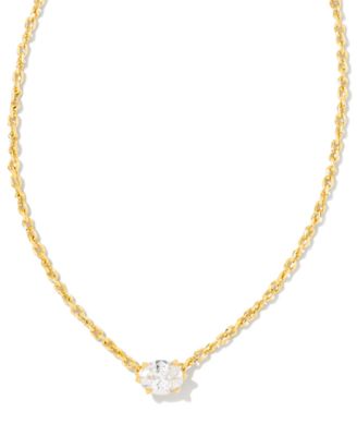 2-Piece Cailin Cubic Zirconia Pendant Necklace and Huggie Earrings Gift Set