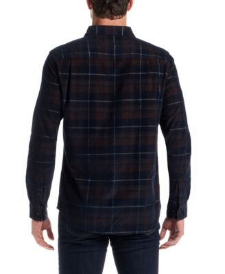 Men's Plaid Corduroy Shirt