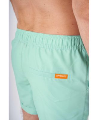 Men's Summer Set - 2 Piece Beach Wear set - Mint Green Blue - Matching Shirt and Shorts