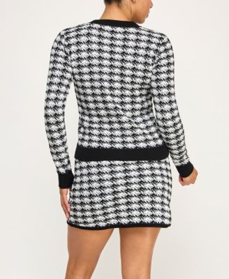 Juniors' 2-Piece Sleeveless Sweater Dress