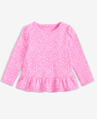 Greendog - Girls Toddler 2T-4T Mini Hearts Top
