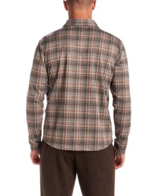 Men's Long Sleeve Bold Plaid Shirt