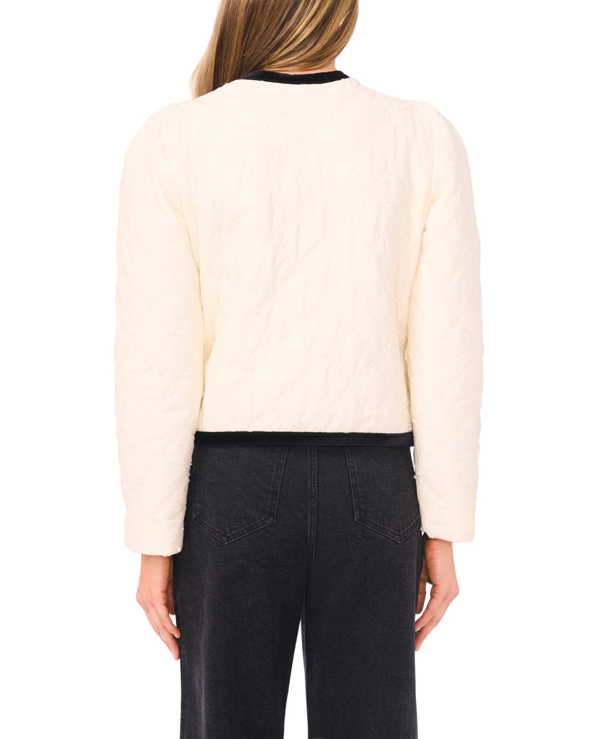 Cece Women's Long Sleeve Puffer Jacket In Neutral