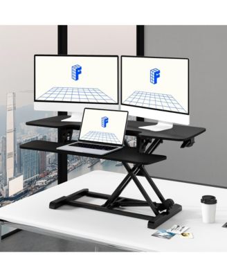 M7 Series 42"W Manual  Adjustable Standing Desk Converter