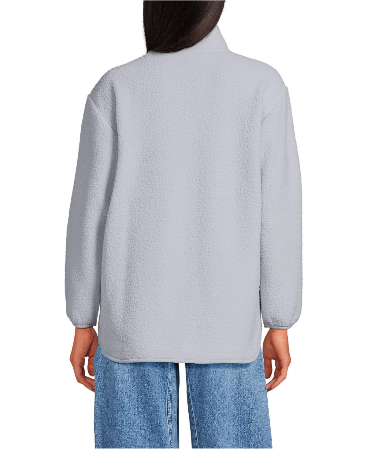 Lands' End Women's Cozy High Pile Full Zip Fleece Jacket