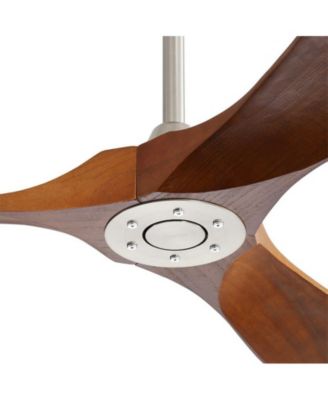 60-inch Modern Sand Nickel 3-Blade Ceiling Fans with Intelligent Remote Control and Timing Function