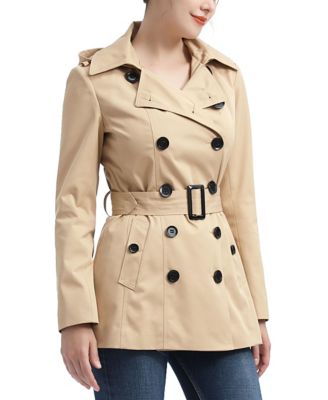 Women's kimi + kai Classic Short Trench Coat