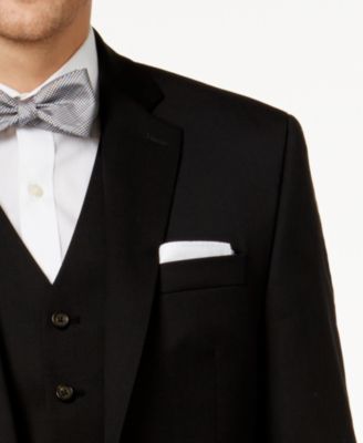 Lauren Ralph Lauren  Classic-Fit Black Wool Vested Suit 