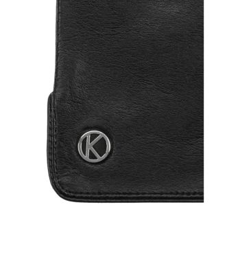 Men's Men`s Premium Lamb Leather Touchscreen Gloves "CARL" Cashmere Lining