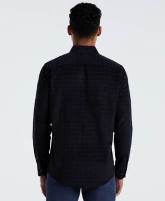 Men's Checked Slim Fit Long Sleeves Shirt