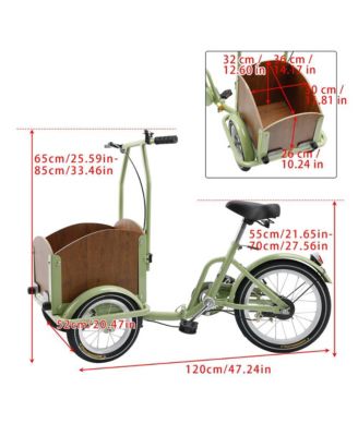 Tricycle for Ladies and Teens with Oversized Front Basket for Pets and Picnic Gear