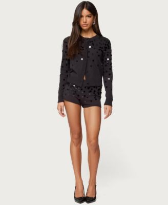 Women's Cierra Sequin Knit Cardigan