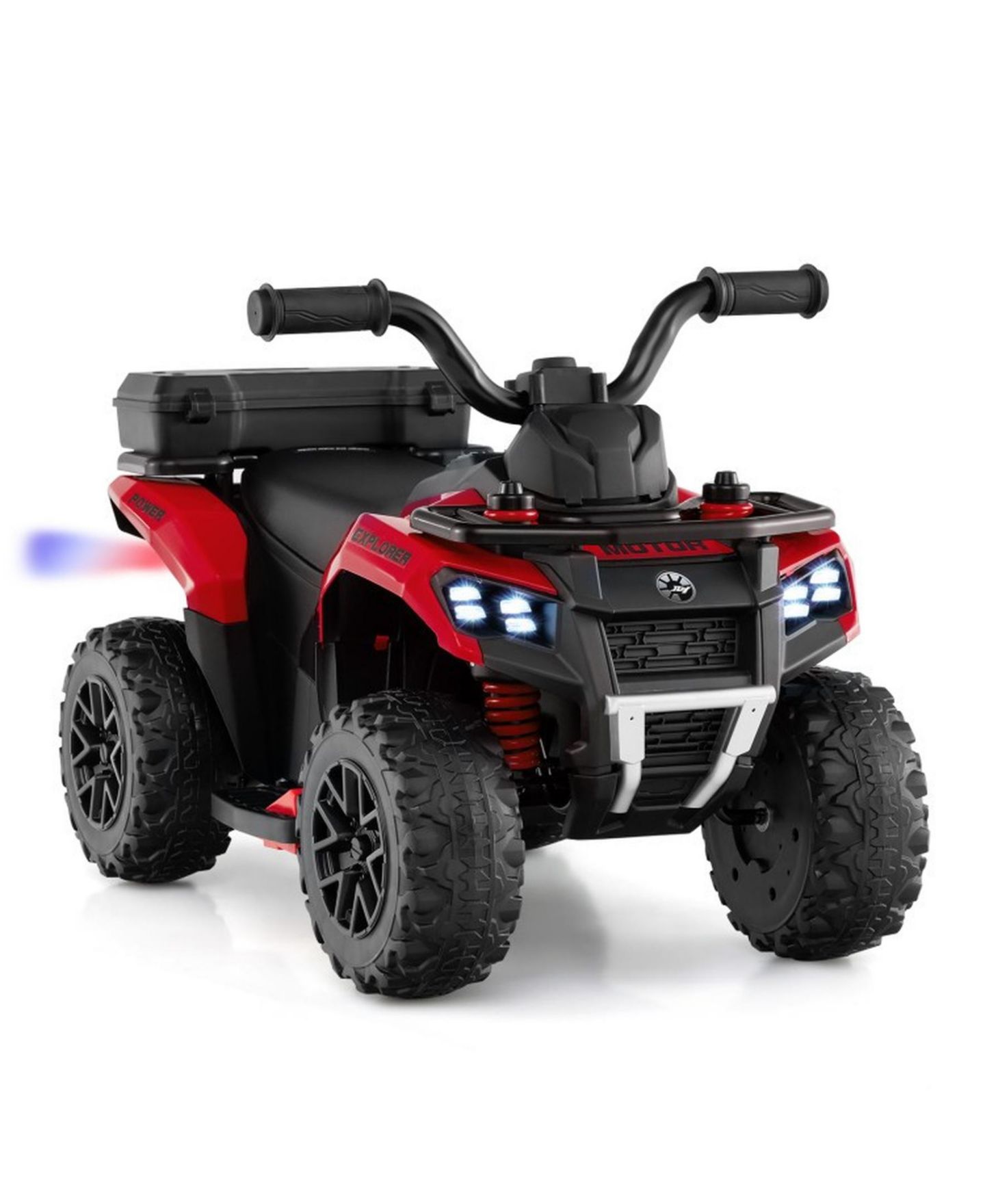 Детская игрушка SUGIFT 6V Kids Ride-On ATV with Spray Function and Music, 27"L x 16"W x 17"H, Ages 18+ Months, цвет: Красный — фото 1