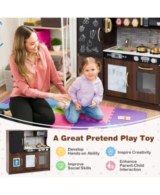 Toddler Pretend Play Kitchen for Boys and Girls 3-6 Years Old