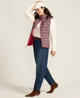 Women's Tall Print FeatherFree Quilted Insulated Vest