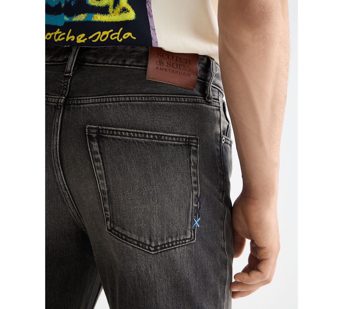 Scotch & Soda Men's Straight Leg Slim Fit Jeans