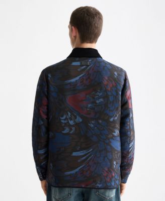Men's Printed Long-Sleeve Jacket
