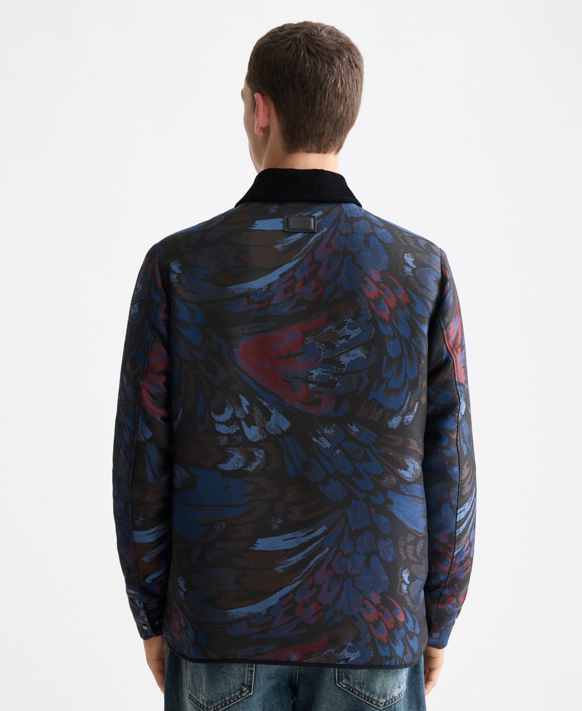 Scotch & Soda Men's Printed Long Sleeve Jacket