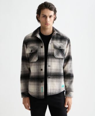 SCOTCH & SODA - Men's Point Collar Long-Sleeve Overshirt Jacket