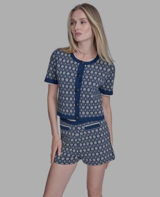 BCBG - Women's 2-Piece Printed T-Shirt and Shorts Set