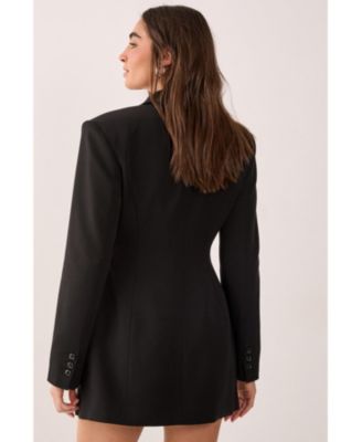Women's Shoulder Pad Blazer Dress