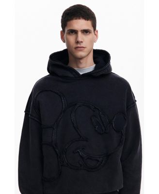 Men's Mickey Mouse patch sweatshirt