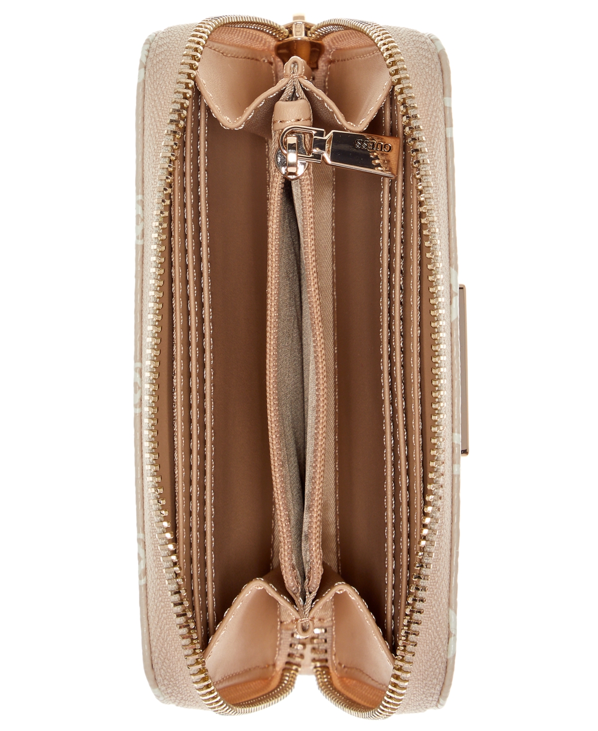Guess Laurel Medium Zip Around Wallet In Red