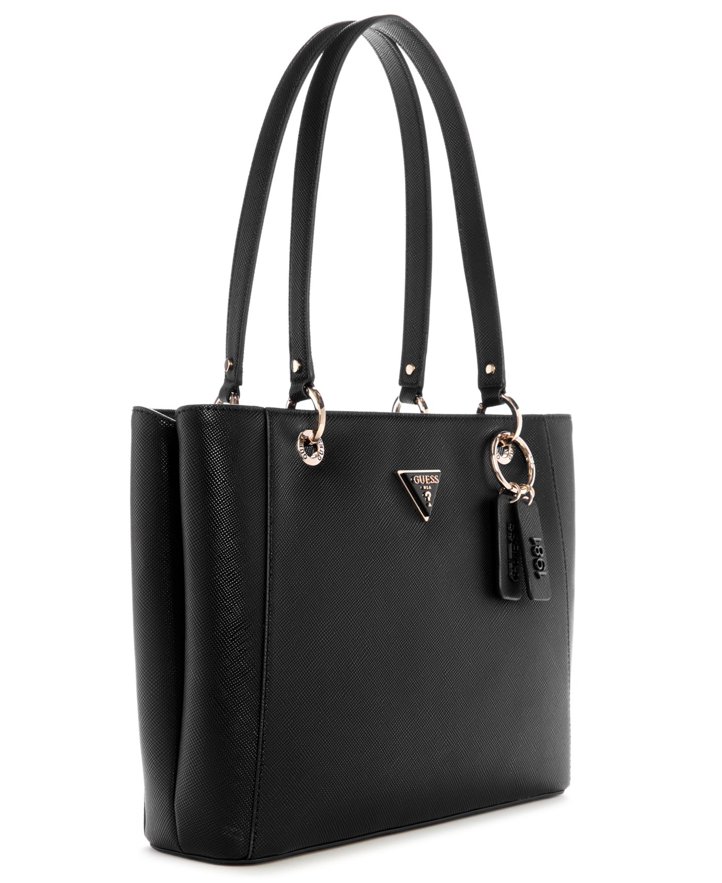 Женская сумка GUESS Noelle II Large, цвет: Чёрный — фото 3