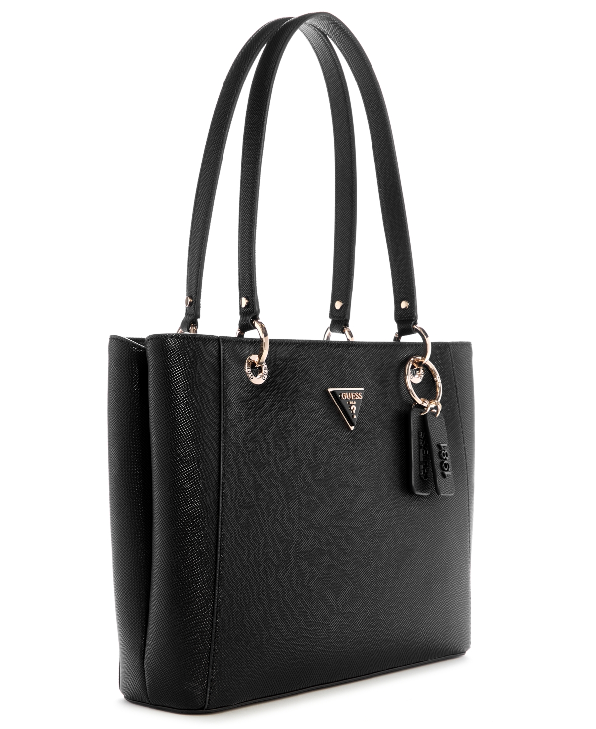 Guess Noelle Ii Large Tote Bag In Black