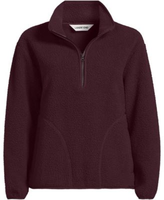 Women's Half Zip Cozy High Pile Fleece Pullover