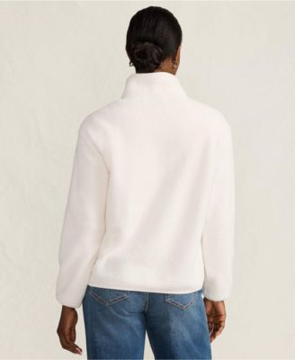 Women's Half Zip Cozy High Pile Fleece Pullover