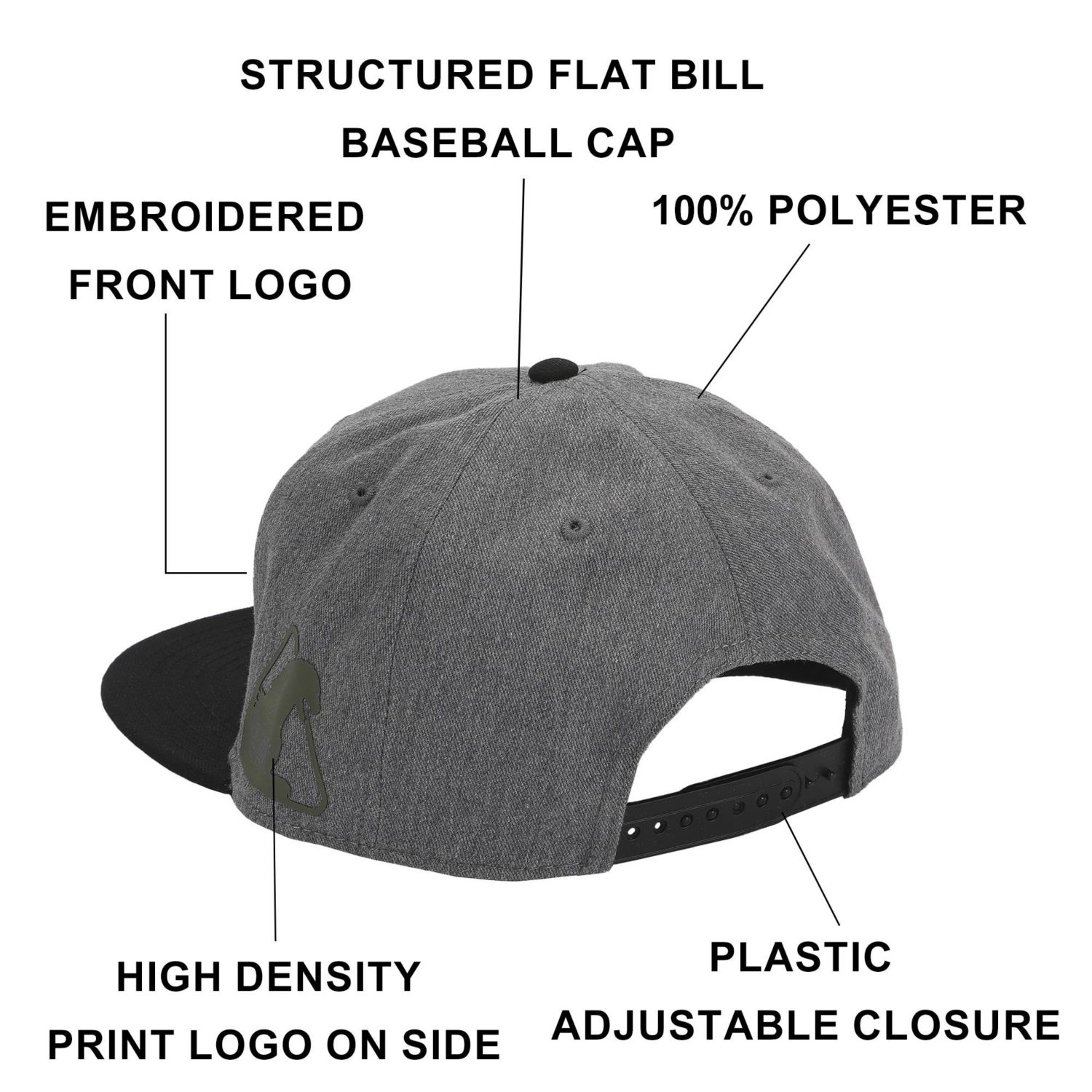Men's Embroidery Cotton Twill B15 Snap Back Snapback