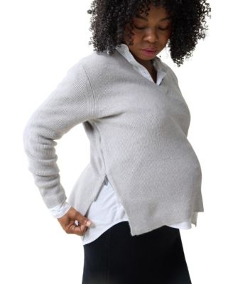 Maternity Ingrid + Isabel Side Zip Nursing Sweater