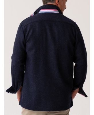 Men's Long Sleeve Wool Shirt-Jacket