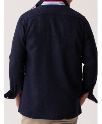 Men's Long Sleeve Wool Shirt-Jacket