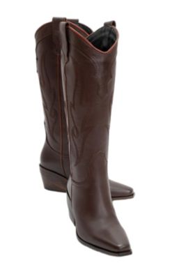 Women's Pietro Leather Western Knee High Boot