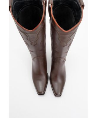 Women's Pietro Leather Western Knee High Boot