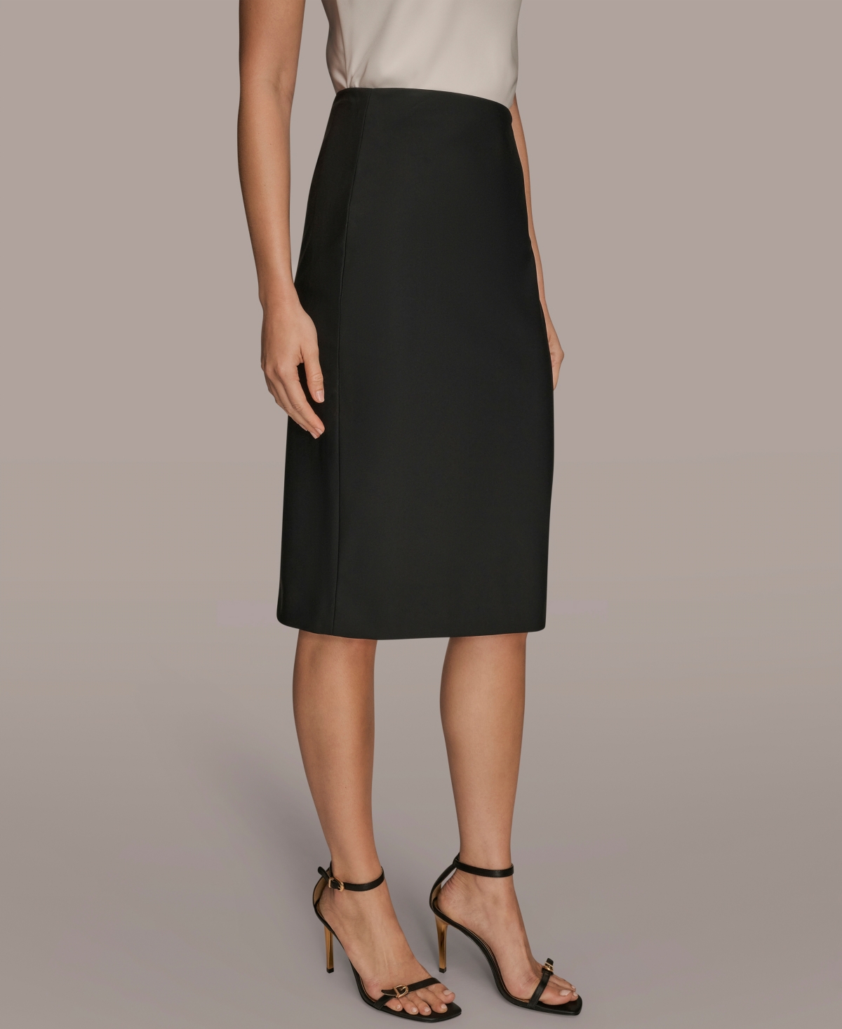 Donna Karan Pencil Skirt In Black