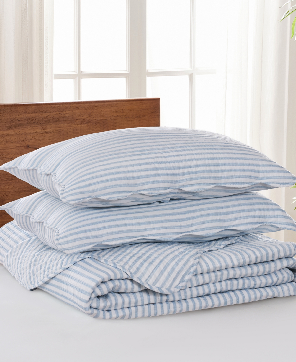 Levtex Home Martha Stripe Reversible -Pc. Bedspread Set