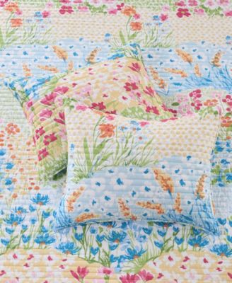 Home Blooming Hillside Reversible 3-Pc. Quilt Set, Full/Queen