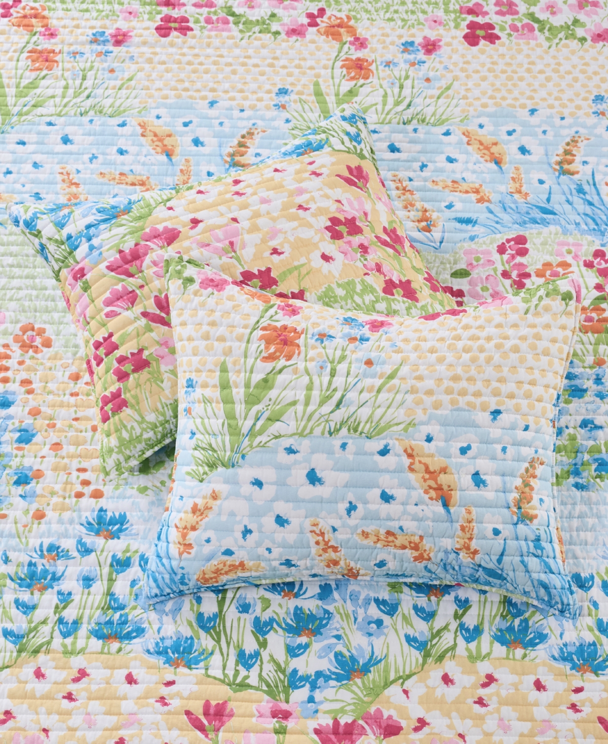 Levtex Home Blooming Hillside Reversible 3-Pc. Quilt Set, Full/Queen